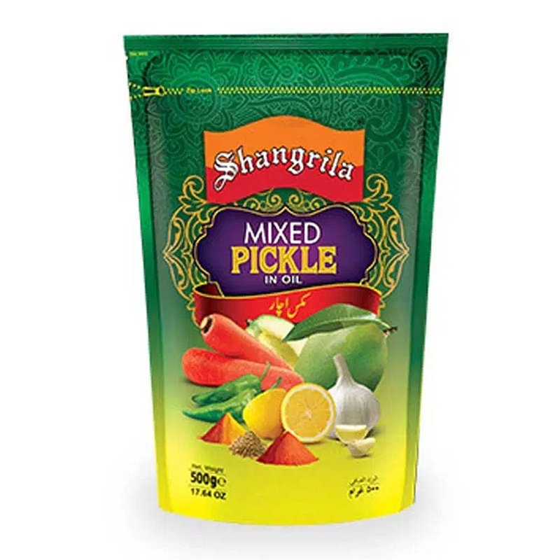 Shangrila Mixed Pickle Pouch 400Gm