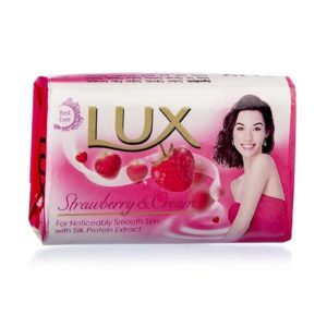 Lux Strawberry & Cream Soap (Pink) 100Gm