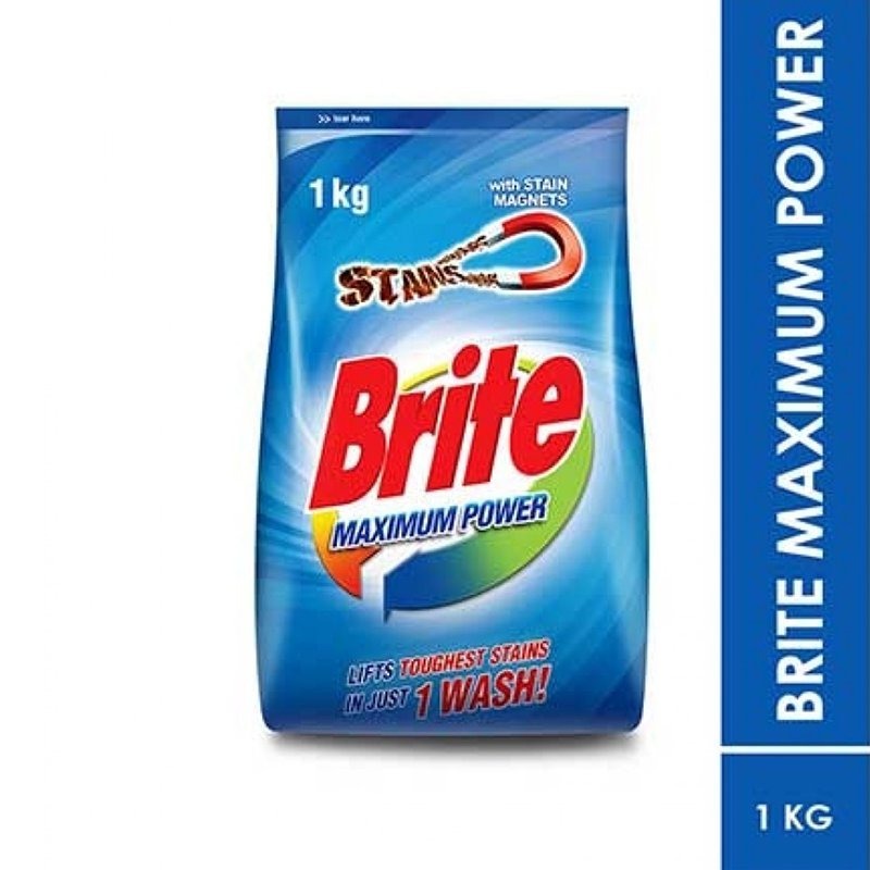 Brite Maximum Power Washing Powder 1Kg