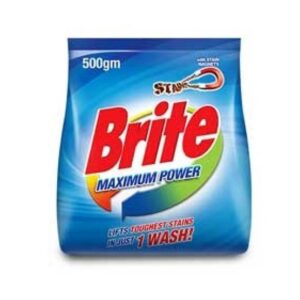 Brite Maximum Power Washing Powder 500Gm