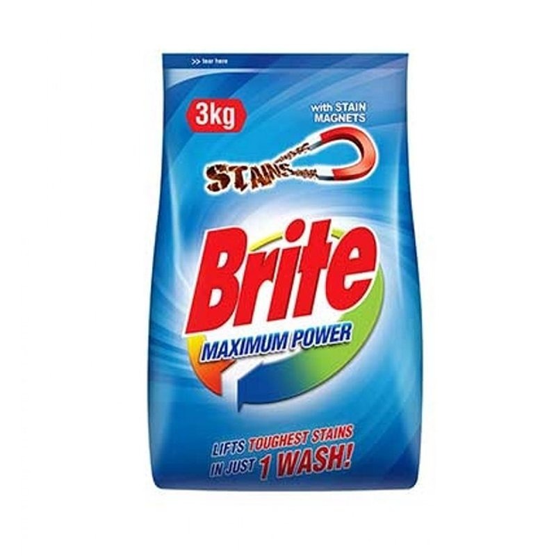Brite Maximum Power Washing Powder 3Kg