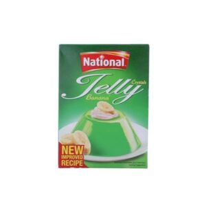 National Crystal Banana Jellymix 80Gm
