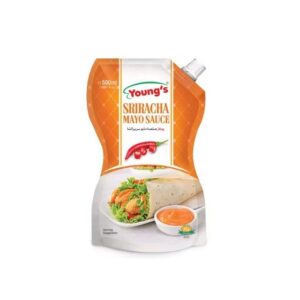 Youngs Sriracha Mayo Sauce Pouch 500Ml