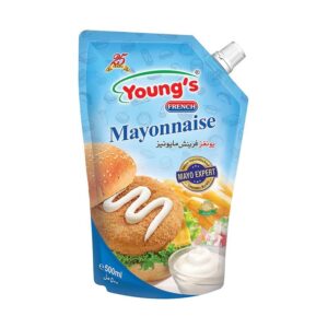Youngs French Mayonnaise Pouch 500Ml