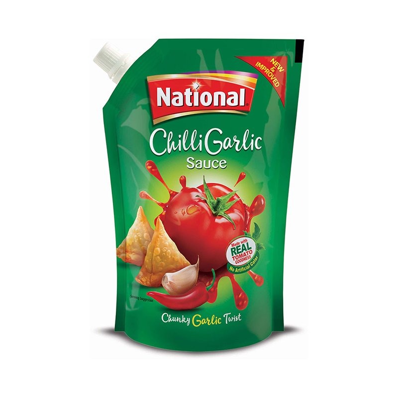National Chilli Garlic Sauce Pouch 800Gm