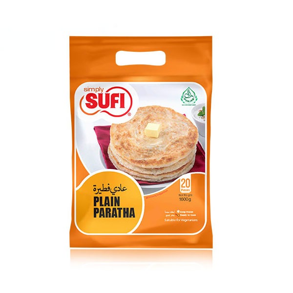 Sufi Plain Paratha (20pcs) 1600gram