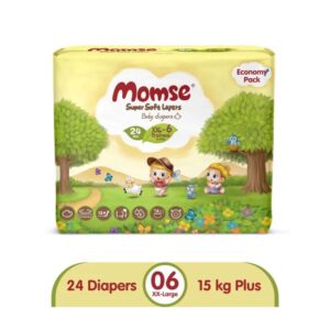 Momse Baby Diapers Economy Pack XXL-6 24Pcs