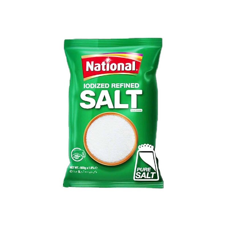 National Iodized Salt 800Gm